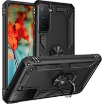 Case - Phonillico - Samsung S21 FE 5G - Shockproof - 360 Rotating Ring - Military juoda