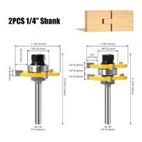 Medžio apdirbimo įpjovimo peilis 3 dantų T formos įpjovimo peilis Grindų peilis Dėlionės peilis 8 rankena Dėlionės peilis Grindų peilis 3-Tooth T-type mortise cutter 1/4 * 47