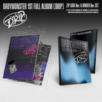 BABYMONSTER - 1st FULL ALBUM [DRIP][ZIP LOCK + BINDER Ver. 2 types SET]