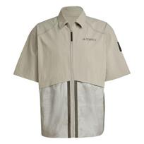Adidas X National Geographic Terrex Disney Ng Short Sleeve Shirt Men Shirts Light-Sesame-Gray-Brown JD5946 XL
