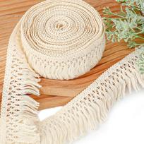 1 ritinėlis Boho ilgos kutų apdailos 6 cm pločio kutų apdailos drabužiams, lampai