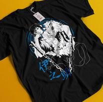 Demon Slayer Shirt Inosuke Tshirt Zenitsu T-Shirt Muzan Doma Tee Tanjiro Nezuko 2XL