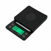 Coffee Scale Kitchen Scale High-precision Timeable Electronic Scale Silicone Pad Multiple Units Baking Home Kitchen Tool5Kg/0.1g juoda