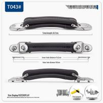 T043 Leather Suitcase Handle Repair Kit - Luggage & Trolley Bag Accessories.