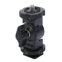 Aluminum Hot Shoe Adapter DSLR Camcorder 1/4inch Screw Hot Shoe Adapter Camera Flash Mount Video Light Accessories 1