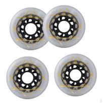 4 Pcs Outdoor Inline & Roller Skates Skating Replacement 88a PU Wheel 72 / 76 80 cm wear resistant 80mm sidabras