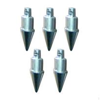 5 vnt. Aliuminio lydinio Pakeičiami Atsarginiai Palapinės Stulpų Galai 16mm, 19mm, 25mm 16mm gray