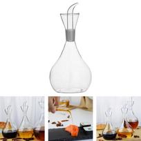Elegantiškas stiklinis aliejaus dozatorius virtuvei ir valgomajam 350ml