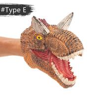 Juros periodo dinozaurų rankinės lėlės - T-Rex ir ryklys pliušiniai žaislai vaikams vaizduotei, tėvų ir vaikų vaidmenų žaidimo dovanų rinkinys