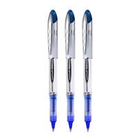 UNI-BALL Vision Elite Roller Pen Set Pack of 3 Blue Smooth Writing Pens for Office Home & School