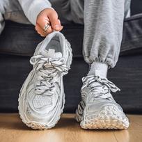 Hong Kong style new summer mesh breathable sports shoes large size tire platform dad shoes 39 balta