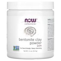 NOW Foods, bentonito molio milteliai, gryni ingredientai, 11 uncijų (312 g)