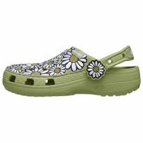 Crocs Classic Lengvi Margučiai Lauko Medžiagų Medžiagos Mediniai Batai Moteriški Mediniai Batai Žali 213231-3DD 35
