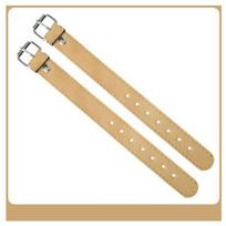 1pair 22*2cm Bicycle Basket Straps Leather 7 Colors Cargo Rattan Baskets Replacement Children's Bicycle Buckle Belt chaki