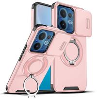 For Vivo v70 5G Case Magnetic Ring Holder Armor Phone Cases For Vivo V40 Pro V50 V60 Lite 5G Slide Camera Protect Back Cover Vivo V70