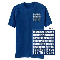 The Office Race Royal Blue Unisex T-shirts S