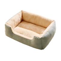 Yousheng Plush Pet Nest ortopedinė šunų miegamoji sofa mažiems ir vidutiniams šunims Minkšta kačių sofa Skalbiama katės / šuniuko lova S žalia