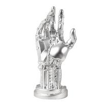 Žaidimų valdiklio laikiklis, krepšinio stovas, „Cyberpunk Silverhand“, mechaninis rankinis darbalaukio žaidimų pultas, ausinių laikiklis, darbalaukio dekoravimo modelis sidabras