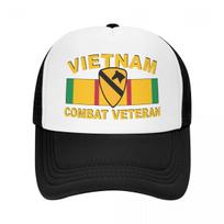 JAV armijos 1-oji kavalerijos divizija Vietnamo kovų veteranas lauko sporto kepuraitė beisbolo kepuraitė unisex moterims reguliuojama kepuraitė madinga vasarinė kepurė Adjustable
