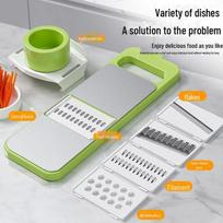 Daugiafunkcinis virtuvės daržovių pjaustytuvas ir trintuvas Five-blade grater box set