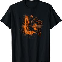 Pokémon Charizard Orange Street Art Graffiti Logo T-Shirt S juoda