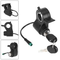For Kukirin G2 Pro/Max E-scooter Throttle Accelerator Lgnition Lock with Key 5pin Electric Scooter Power Switch Starter Locks spain