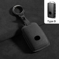 Suede odos automobilio nuotolinio valdymo pultelio dėklas apvalkalas Mazda 3 6 Alexa CX30 CX50 CX60 CX 3CX4 CX5 CX8 CX9 apsaugai Fob priedai