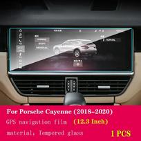 Skirta Porsche Cayenne 2018 m. - Automobilio GPS navigacijos plėvelė LCD ekrano grūdinto stiklo apsauginė plėvelė Anti-scratch plėvelė Priedai 1 PCS