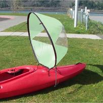 42 Inch Wind Sail Kit for Kayaks And Canoes with Quick Setup Compact Design Green