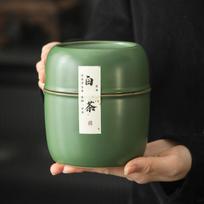 Ceramic tea can, packaging can, traditional Chinese medicine mask powder, tea, sealed can, small tea warehouse, moisture-proof water tank storage