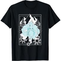 Pokémon Alolan Ninetales Frozen Mountains Retro Portrait T-Shirt S juoda