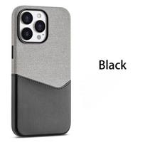 Double Leather Microfiber Flocked Magnetic Phone Case For iPhone 13 12 14 15 16 17 Pro Max Plus Wallet Card Insertion Protective For iPhone 15 Pro juoda