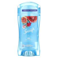 Secret, 48 valandas veikiantis skaidrus gelinis dezodorantas, rožių kvapo, 2,6 oz