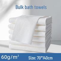 Vienkartiniai vonios rankšluosčiai 60g 70x140cm (15 vienetų pakuotė) white