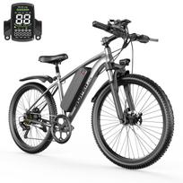 TOOFLY G73 Daugiafunkcinis Miesto Elektrinis Dviratis 250W Variklis 48V13Ah Baterija 35KM/H Maksimalus Greitis 150KG Keliamoji Galia E-Dviratis pilka