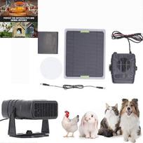 Chicken Coop Heaters Dog House Heater Solar Panel Heater Drying Heating Warm Wind Gear
