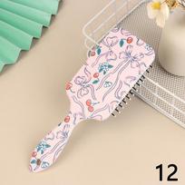 Printed Cherry Massage Scalp Air Cushion Comb Fluffy Hair Styling Airbag Comb Girls Special Smooth Hair