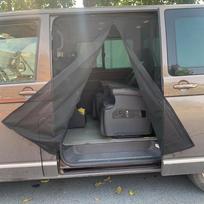 Stumdomų durų magnetinis tinklelis nuo vabzdžių, uodų, muselių, skirtas VW T5 T6 kemperiui, uodų tinklelis furgonui, kemperiui