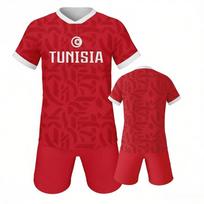 Tuniso Futbolo Maikės Rinkinys Jaunimo Futbolo Uniforma Nacionalinės Komandos Treniruočių Rinkinys XS