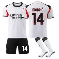 Paaugliams Vaikams Suaugusiems Individualus Vardas Futbolo Apranga 2025-26 AC Milan Išvykos #14 MODRIĆ Sporto Treniruočių Džersio Rinkinys su Kojinėmis 16