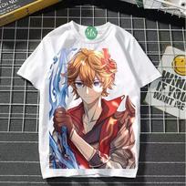 Genshin impact cosplay game manga T-shirt shirt undershirt undershirt polyester 2XL