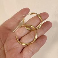 Large circle, mosquito coil disc, trendy earrings, niche design sense, advanced cold wind