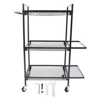 Yoga Mat Storage Rack Removable Home Gym Workout Equipment Organizer Yoga Mat Holder with Wheels juoda