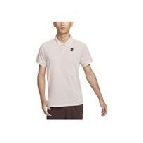 Nike Heritage Logo Breathable Outdoor Casual Sports Tennis Polo Shirt Men Polo Shirts Light-Red Brown FQ2102-104 XL