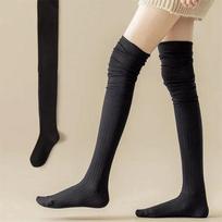 1-20 porų aukštos kojinės plonos ilgos susidedančios kojinės moteriškos aukštos vienspalvės patchwork kojinės didelio elastingumo pėdkelnės 1Pair