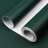 PVC vandeniui atsparūs matiniai tapetai tamsiai žali viniliniai lipdukai sienoms, baldams, svetainei, kontaktinis popierius namų dekoravimui 100cmx40cm  sample