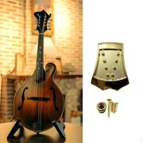 Mandolinos stygų laikiklis 8 stygų mandolinoms Gitaros instrumento aksesuaras Tiesiogiai pakeičia gold