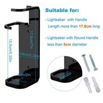 Acrylic Clear Light Saber Stand Wall Mount Storage Rack With Screws For Star Planet Lightsaber Display Stand juoda