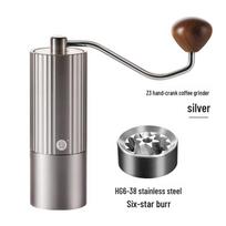 Hero Z3 Propeller Manual Coffee Grinder sidabras