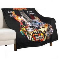 Marillion guitar signatures Throw Blanket heavy to sleep Sofa Throw Large Blankets Sofas Of Decoration Blankets 30x40in